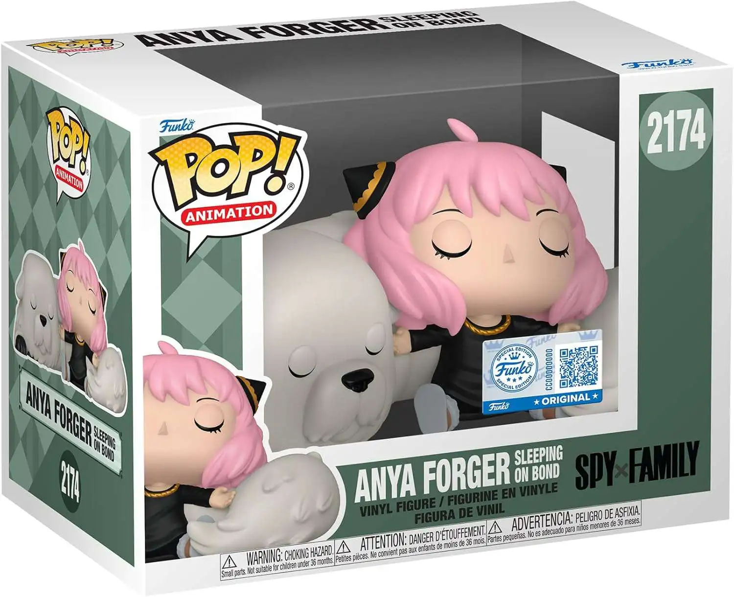 Funko Spy x Family POP! Animation Anya Forger Exclusive Vinyl Figure #2174 [Sleeping on Bond]