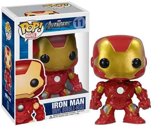 Funko Avengers POP! Marvel Iron Man Vinyl Bobble Head #11 [Avengers,  Damaged Package] [Light Wear]