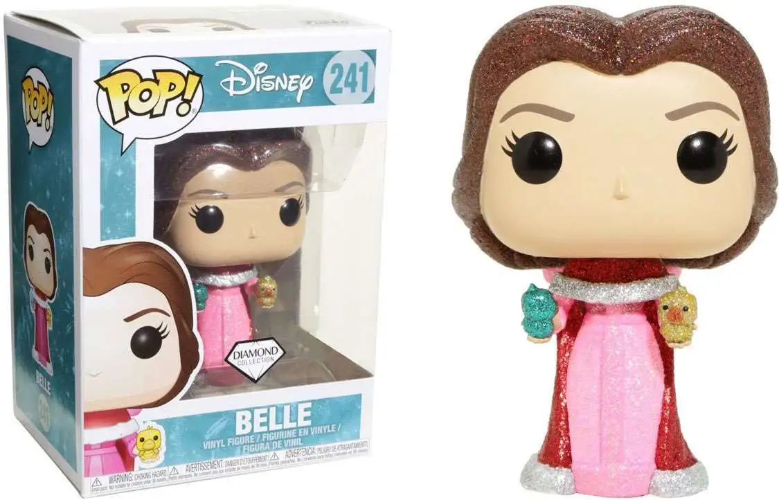 Funko Beauty and the Beast POP! Disney Belle Exclusive Vinyl Figure #241 [Holding Birds, Diamond Collection]