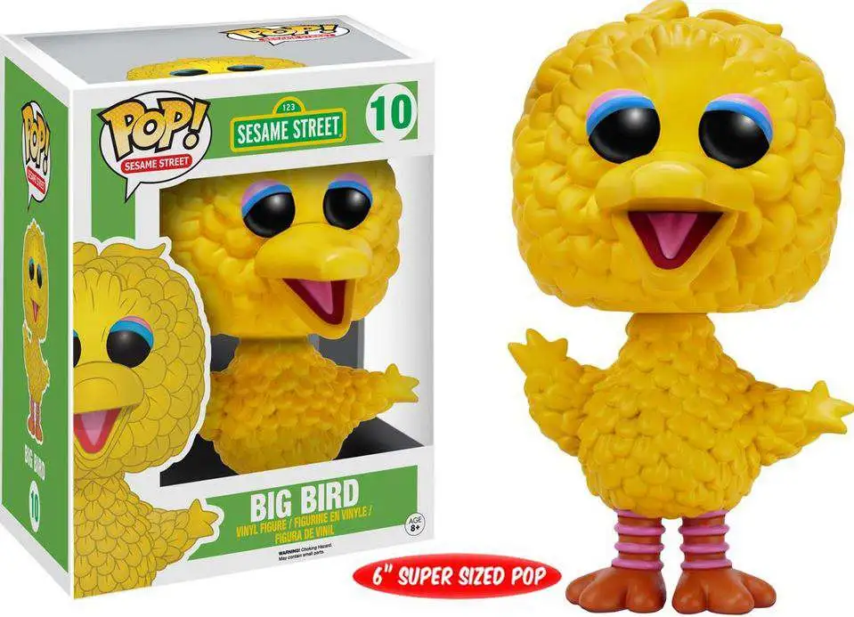 Big Bird Sesame Street Funko Pop #10 6inch Figure for sale online 