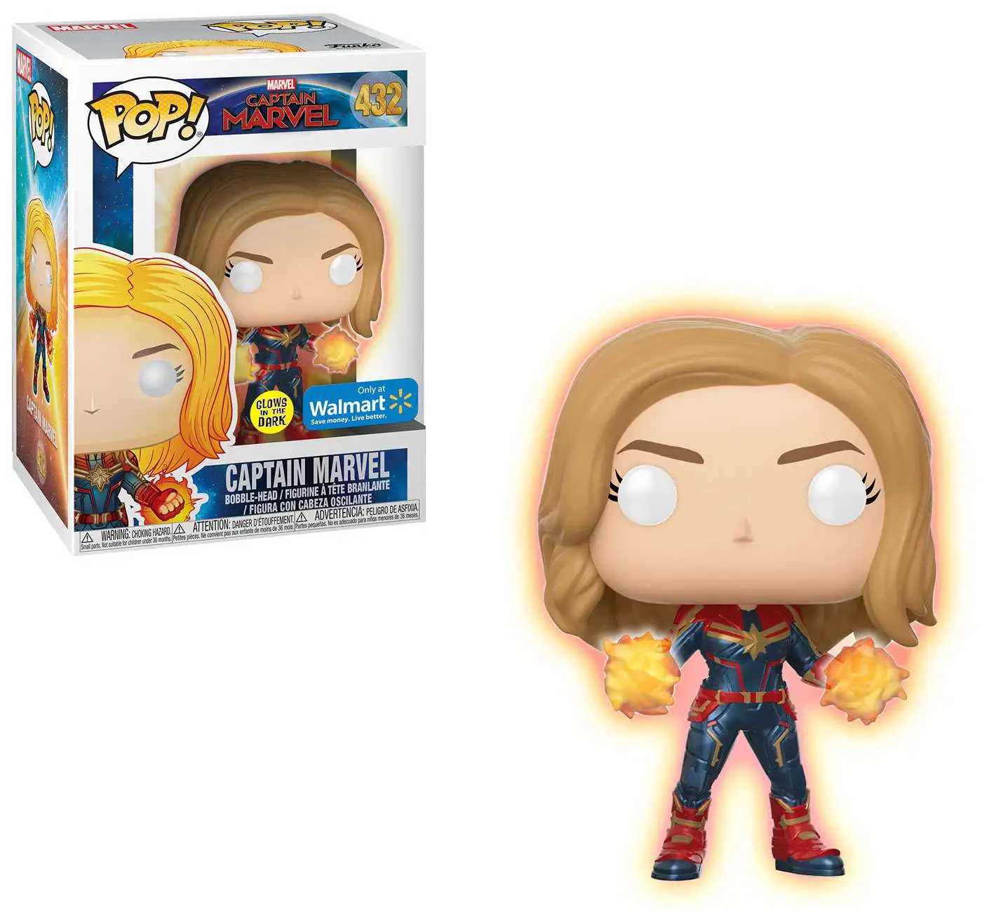 Funko POP! Marvel Captain Marvel Exclusive Vinyl Figure #432 [Damaged Package]