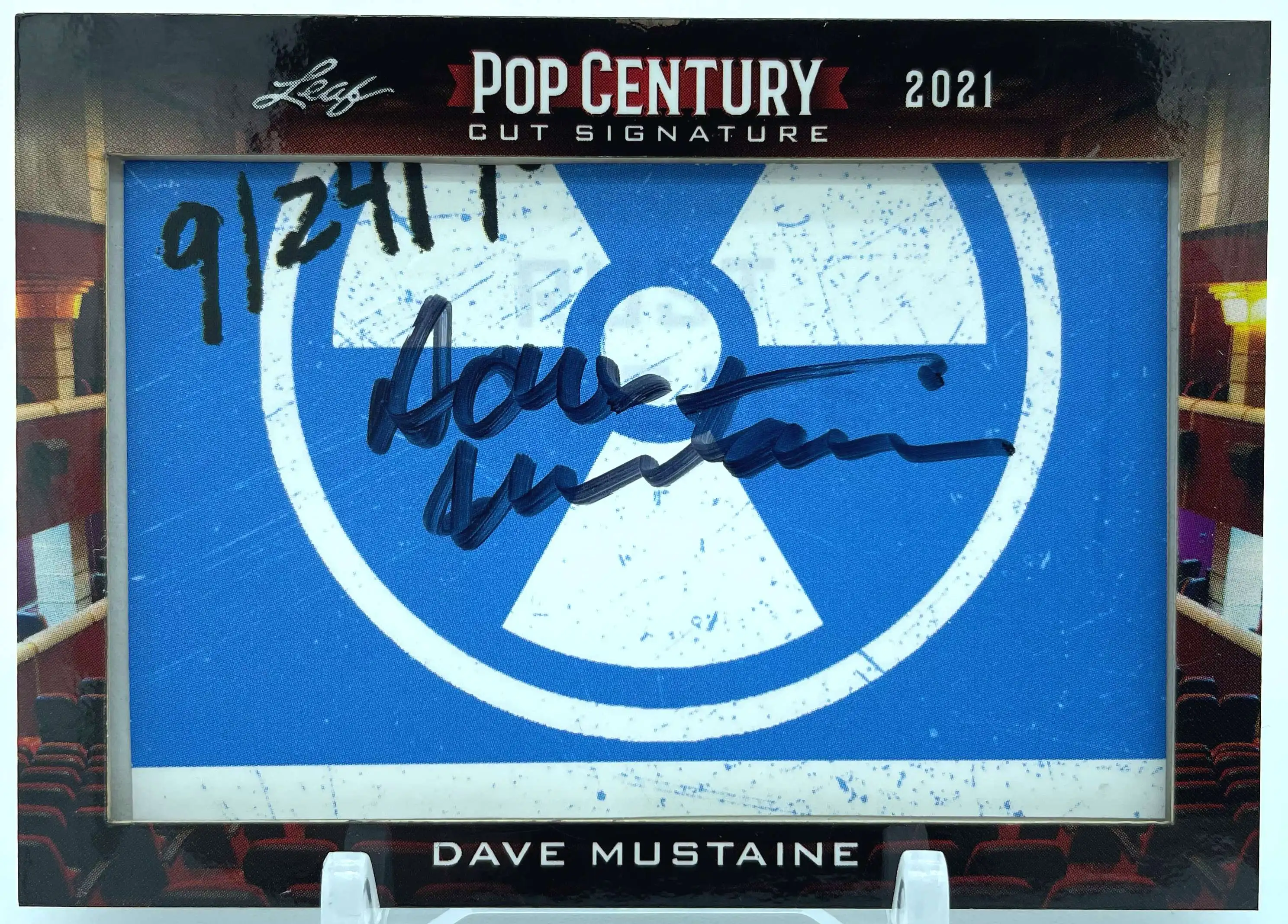 Leaf 2021 Pop Century Dave Mustaine Single Collectible Card PCC-DM1 [Cut Autograph!!]