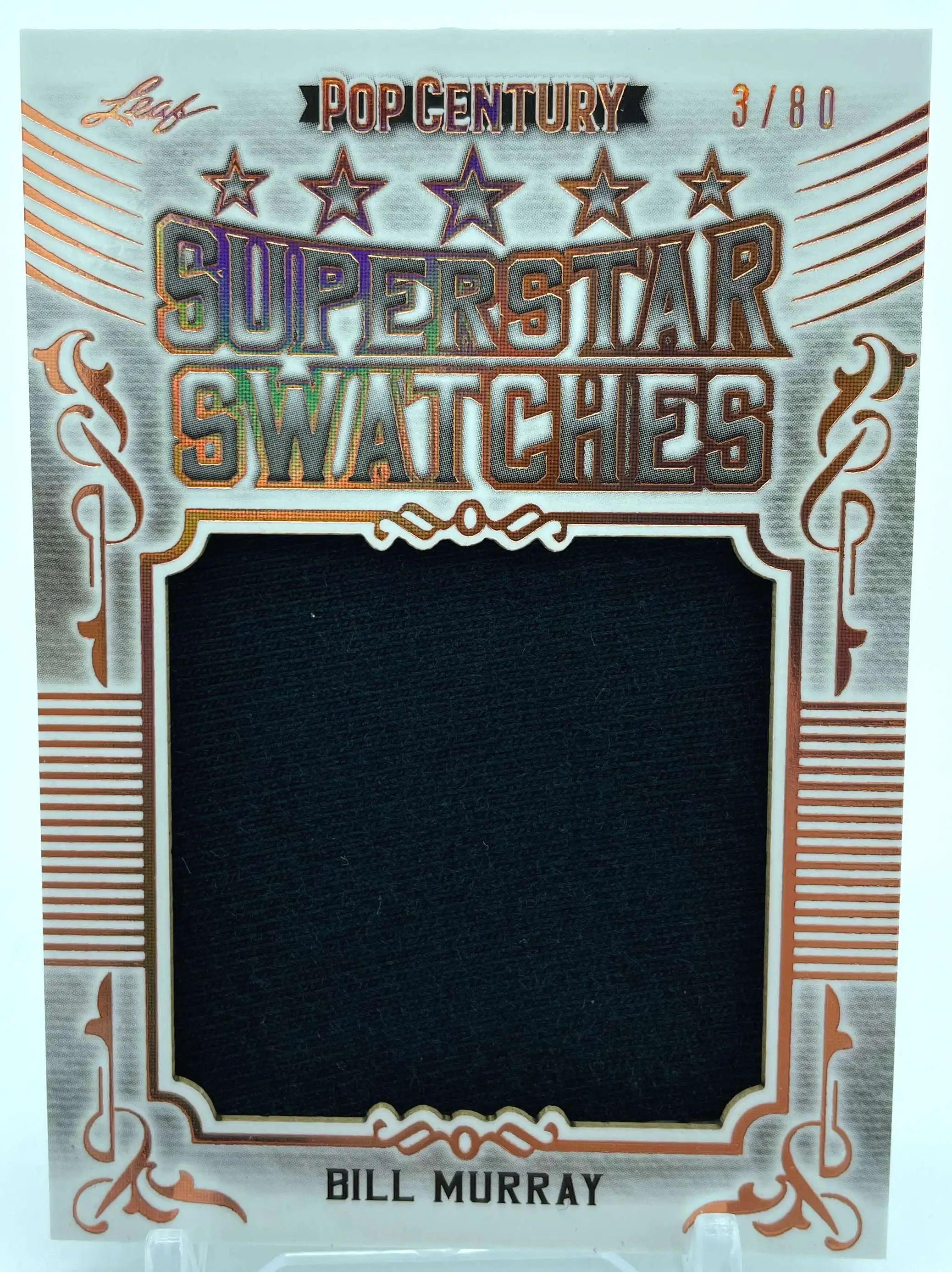 Leaf 2021 Pop Century Bill Murray 3/80 Single Collectible Card SS-05 [Jumbo Patch]