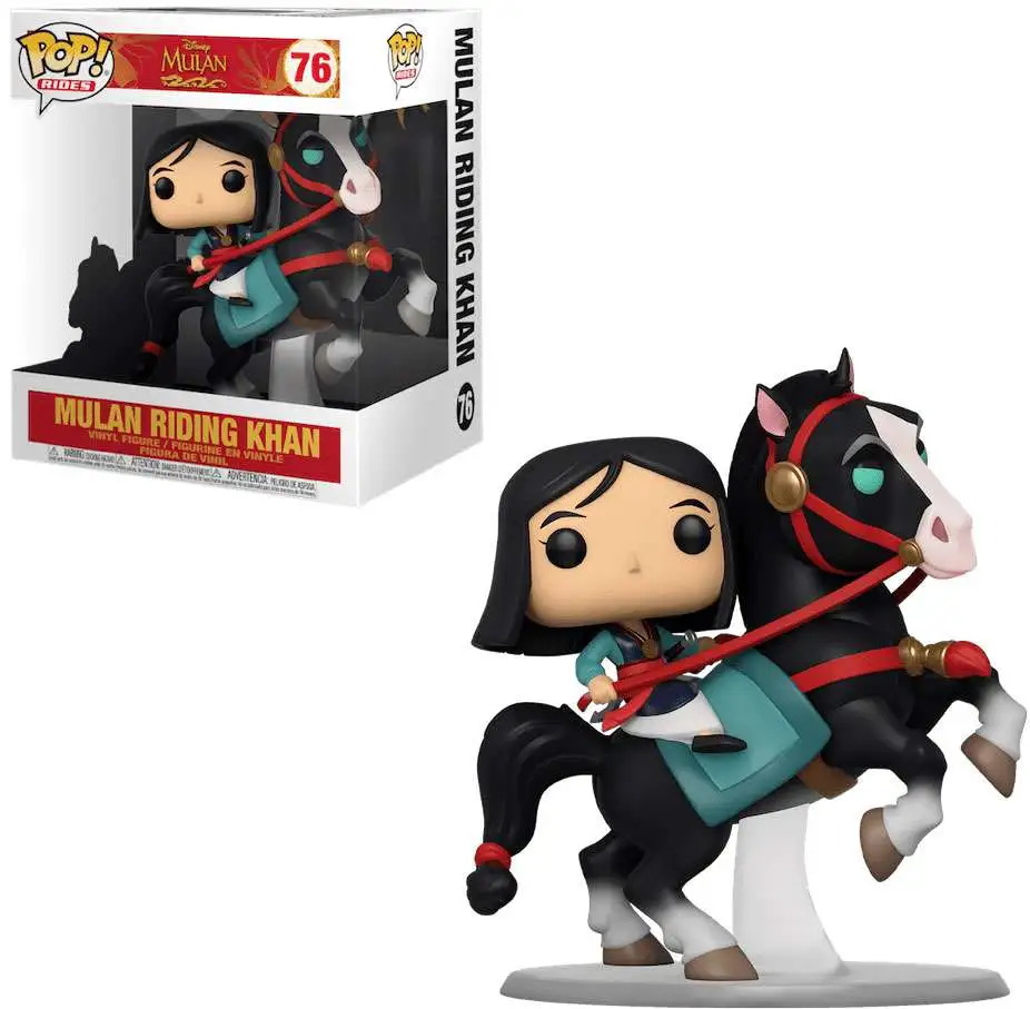 Funko Disney POP! Rides Mulan Riding Khan Vinyl Figure #76 [Loose]