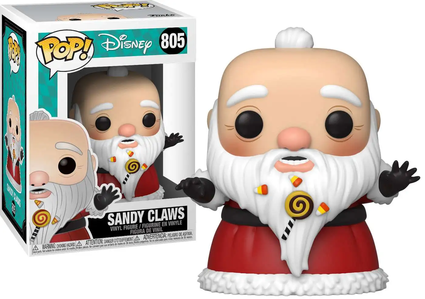 Funko Nightmare Before Christmas POP! Disney Sandy Claws Vinyl Figure #805