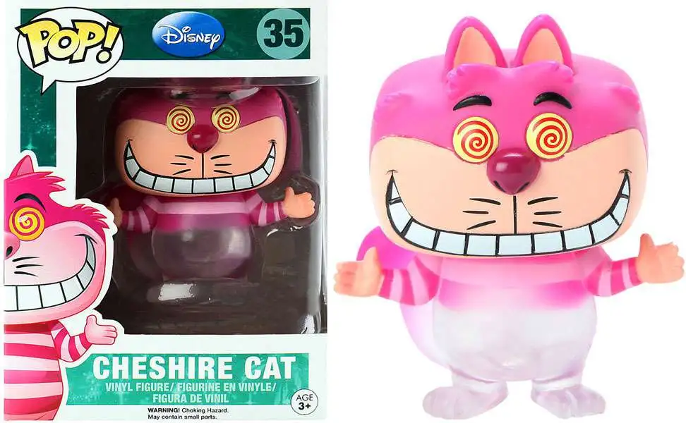 Funko Disney Cheshire Cat Exclusive Vinyl Figure 35 Translucent Variant - ToyWiz