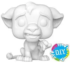 Funko Disney / Pixar Lion King POP! Disney Simba Vinyl Figure [DIY, White, Damaged Package]