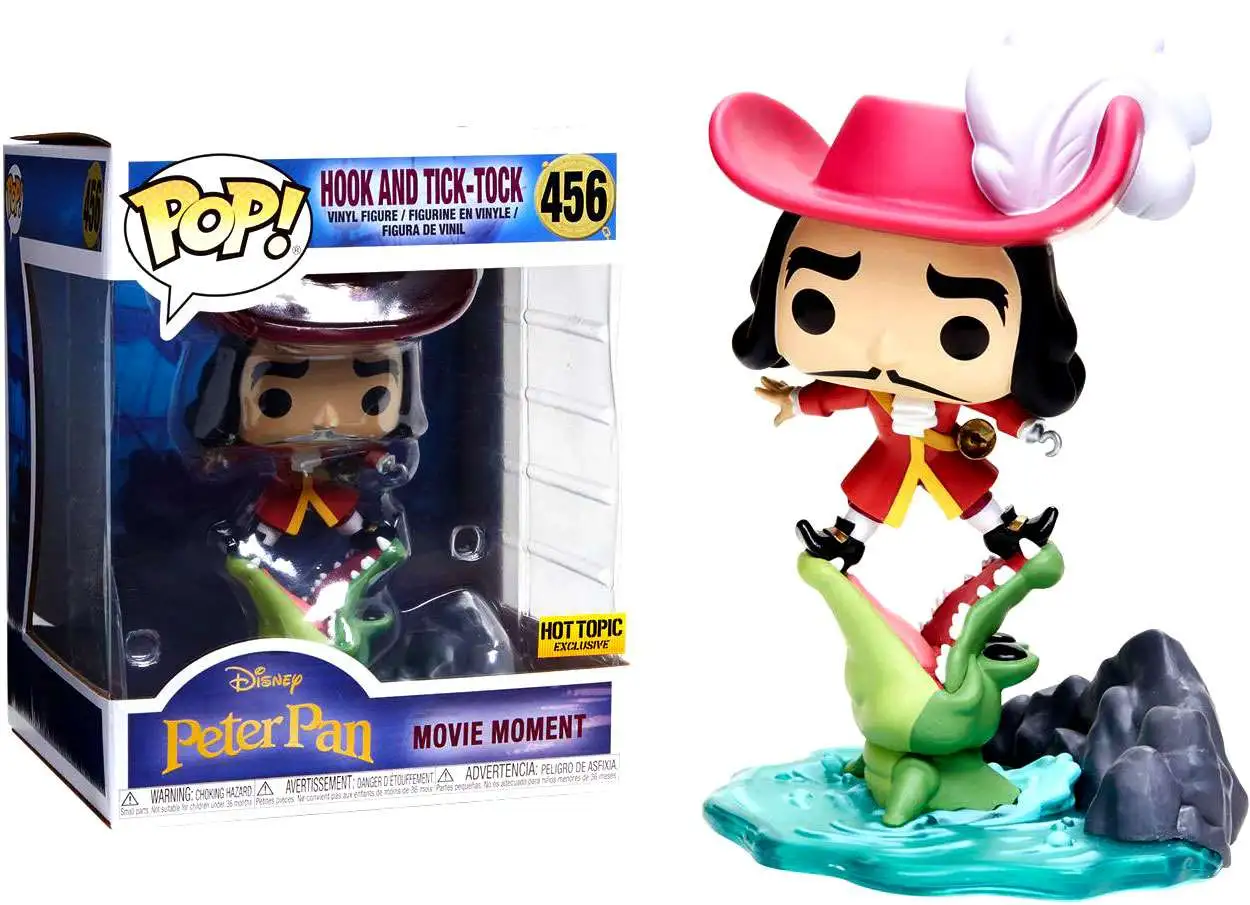 Funko Disney Peter Pan POP Disney Hook Tick Tock Exclusive Vinyl Figure 456  Movie Moments, Villain Box - ToyWiz