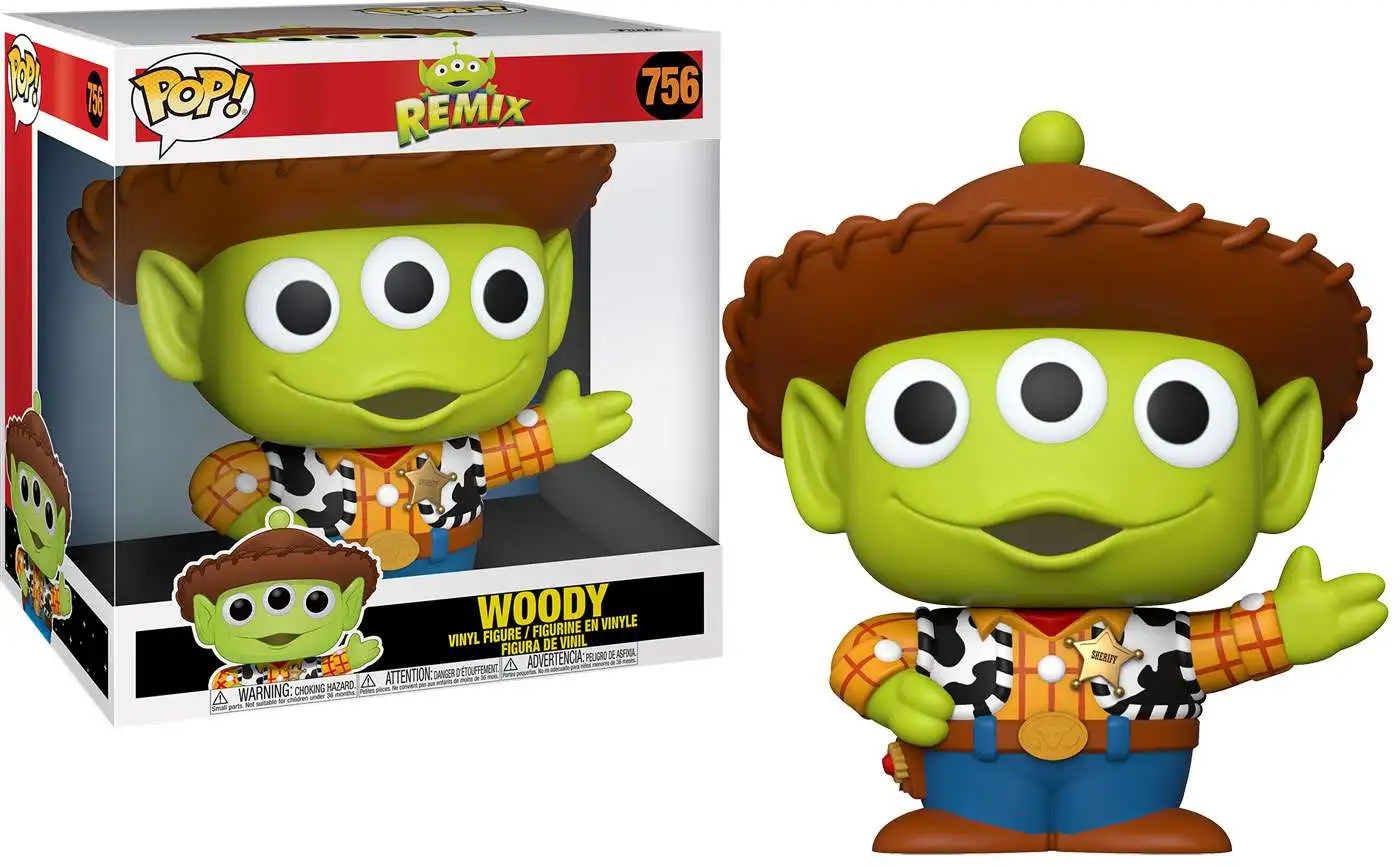 Funko Disney / Pixar POP! Disney Alien as Woody 10-Inch Vinyl Figure #756 [Super-Sized]