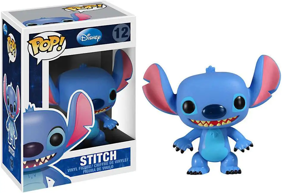 Disney Lilo & Stitch Damaged Box Funko POP with Protector Seated #159 Stitch