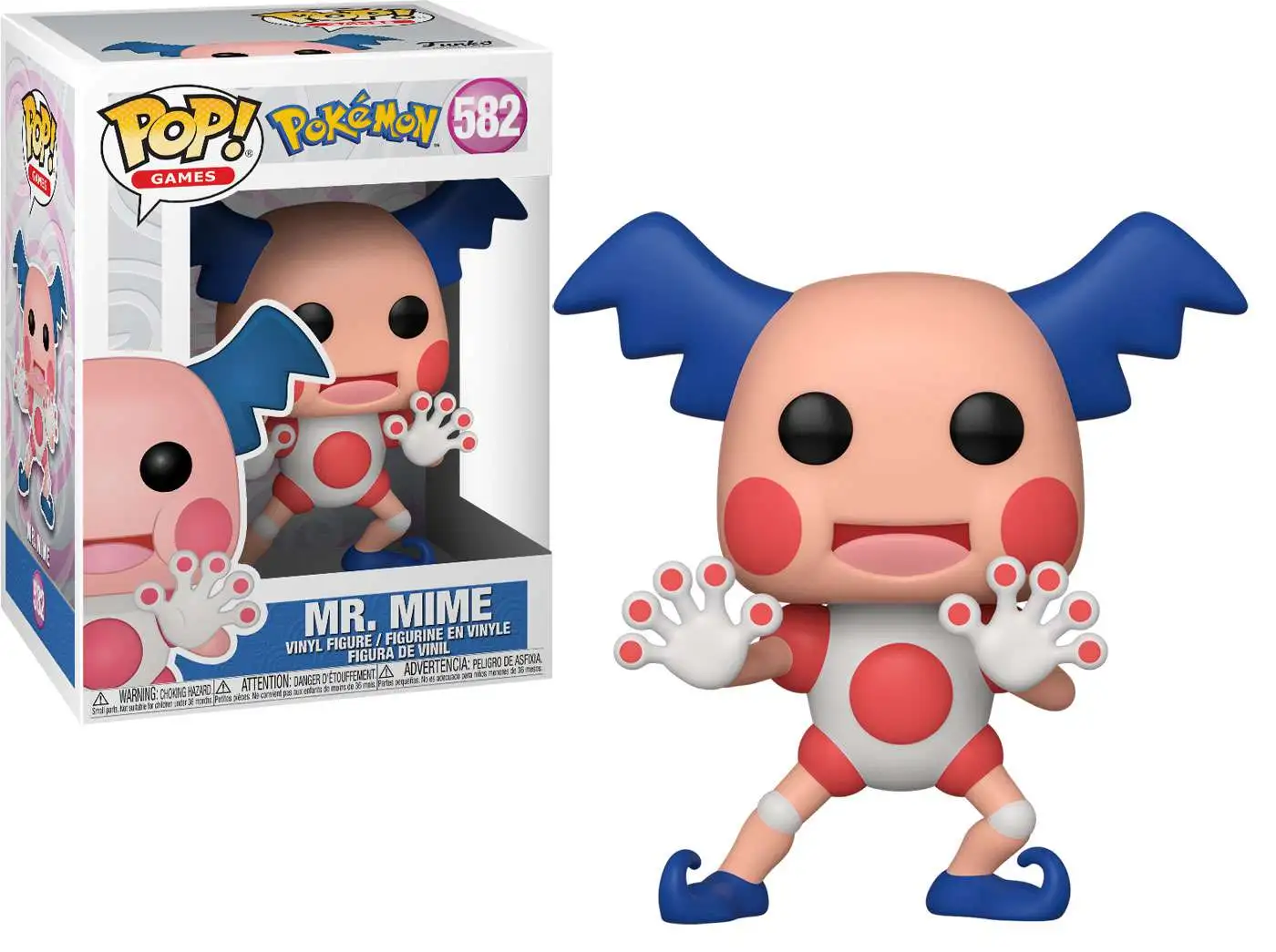 Funko Pokemon POP! Games Mr. Mime Vinyl Figure #582 [Damaged Package]