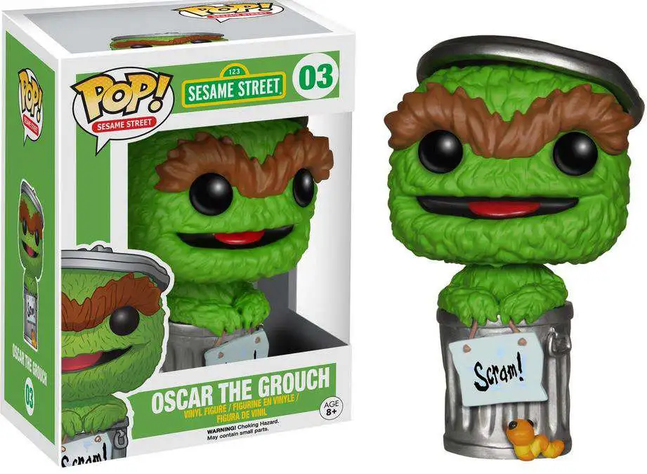 Funko POP! Sesame Street Oscar The Grouch Vinyl Figure #03 [Damaged Package]