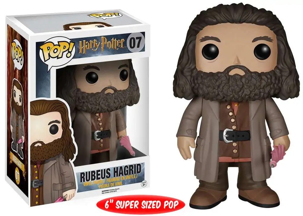 Funko Harry Potter POP! Rubeus Hagrid 6-Inch Vinyl Figure #07 [Super-Sized, Damaged Package]