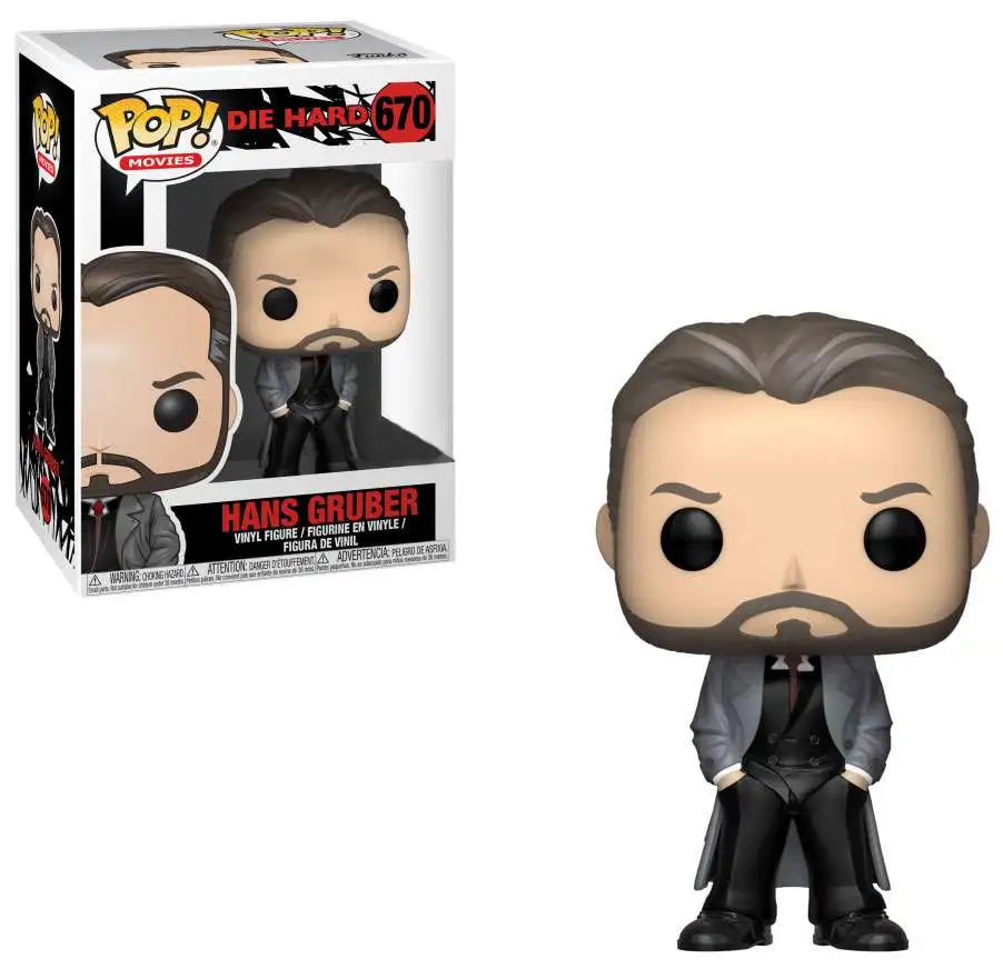 Funko Die Hard POP! Movies Hans Gruber Exclusive Vinyl Figure #670 [Trenchcoat]