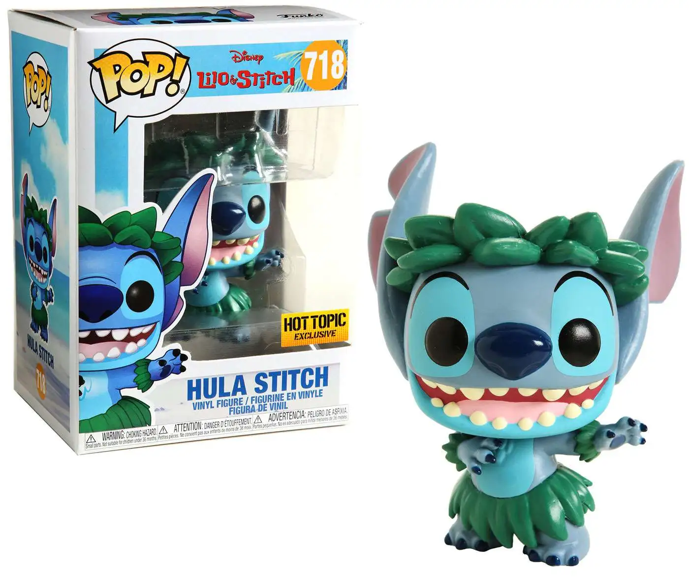 Funko Disney Lilo Stitch POP Disney Hula Stitch Exclusive Vinyl