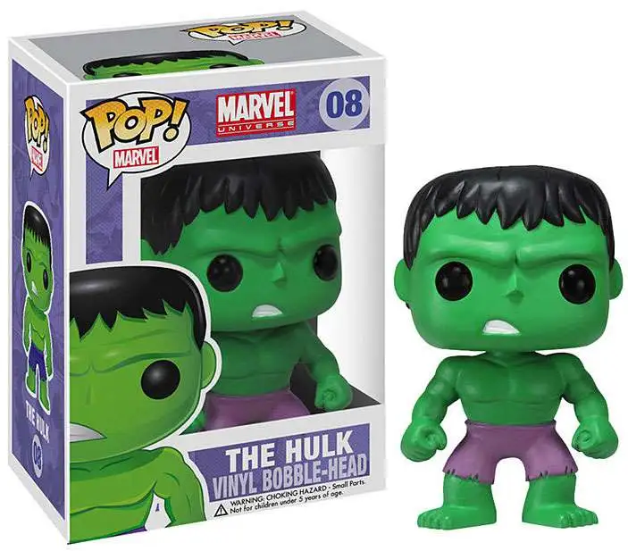 hurtig kindben Ydmyge Funko Marvel Universe POP Marvel Hulk Vinyl Bobble Head 08 Purple Pants -  ToyWiz
