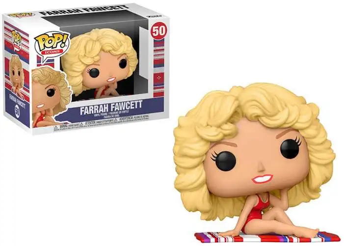 Funko POP! Icons Farrah Fawcett Vinyl Figure #50 [Damaged Package]