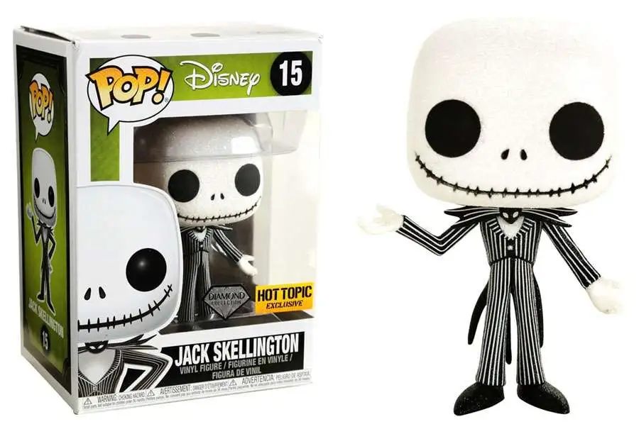 Funko Nightmare Before Christmas 25th Anniversary POP! Disney Jack Skellington Exclusive Vinyl Figure #15 [Diamond Collection, Damaged Package]