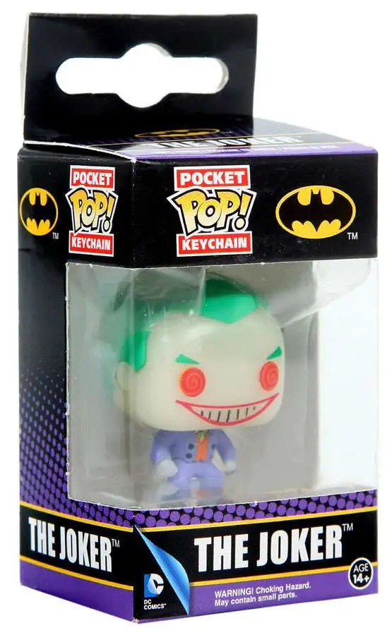 Funko DC Universe Pocket POP The Joker Exclusive Keychain Glow-in-the ...