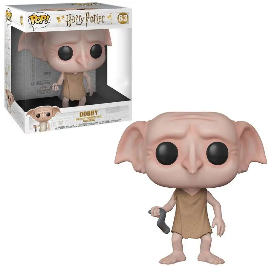 Funko POP! Harry Potter Dobby Exclusive 10-Inch Vinyl Figure #63 [Super  Size, Damaged Package]