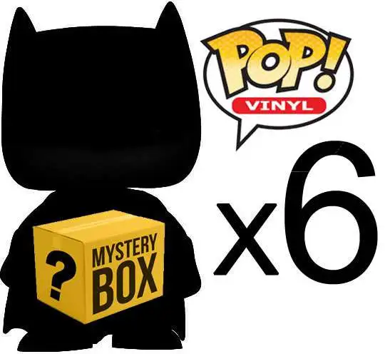 Funko MYSTERY BOX LOT 6 Figures Completely RANDOM, No Duplicates - ToyWiz
