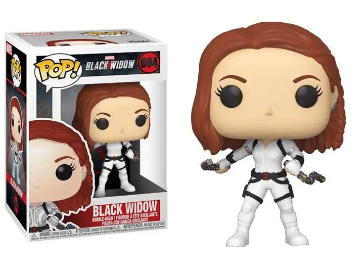 Funko POP! Marvel Black Widow Vinyl Bobble Head #604 [White Suit, Damaged Package]