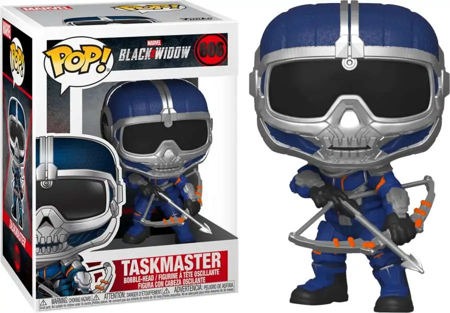 Funko Black Widow POP! Marvel Taskmaster Vinyl Bobble Head #606 [Bow, Damaged Package]