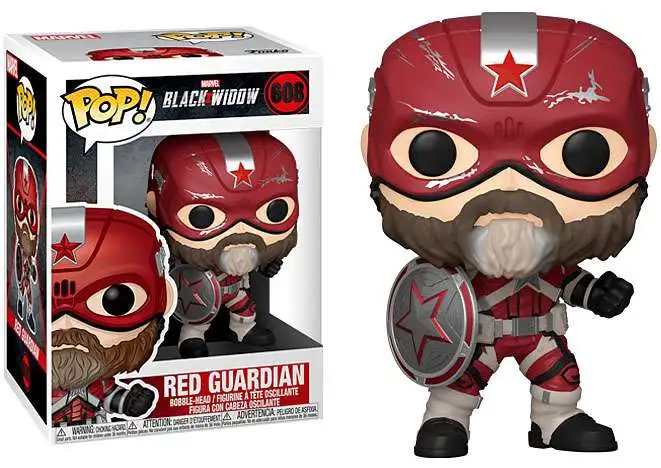 Funko Black Widow POP! Marvel Red Guardian Vinyl Bobble Head #608 [Damaged Package]