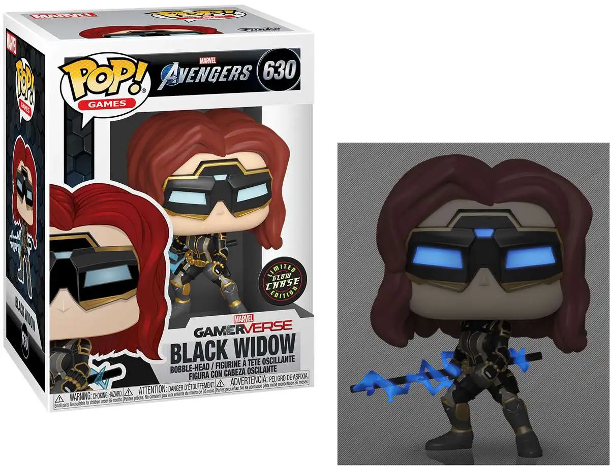 Funko Pop Games Marvel Avengers GamerVerse Black Widow #630 MIB 