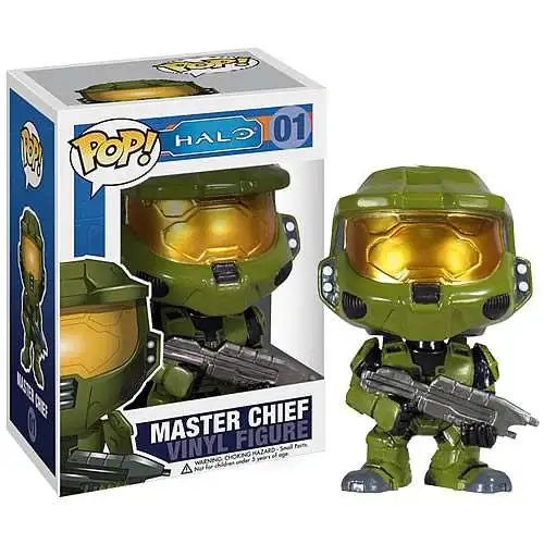 Funko Halo Universe POP Halo Master Chief Vinyl Figure 01 Light Green ...