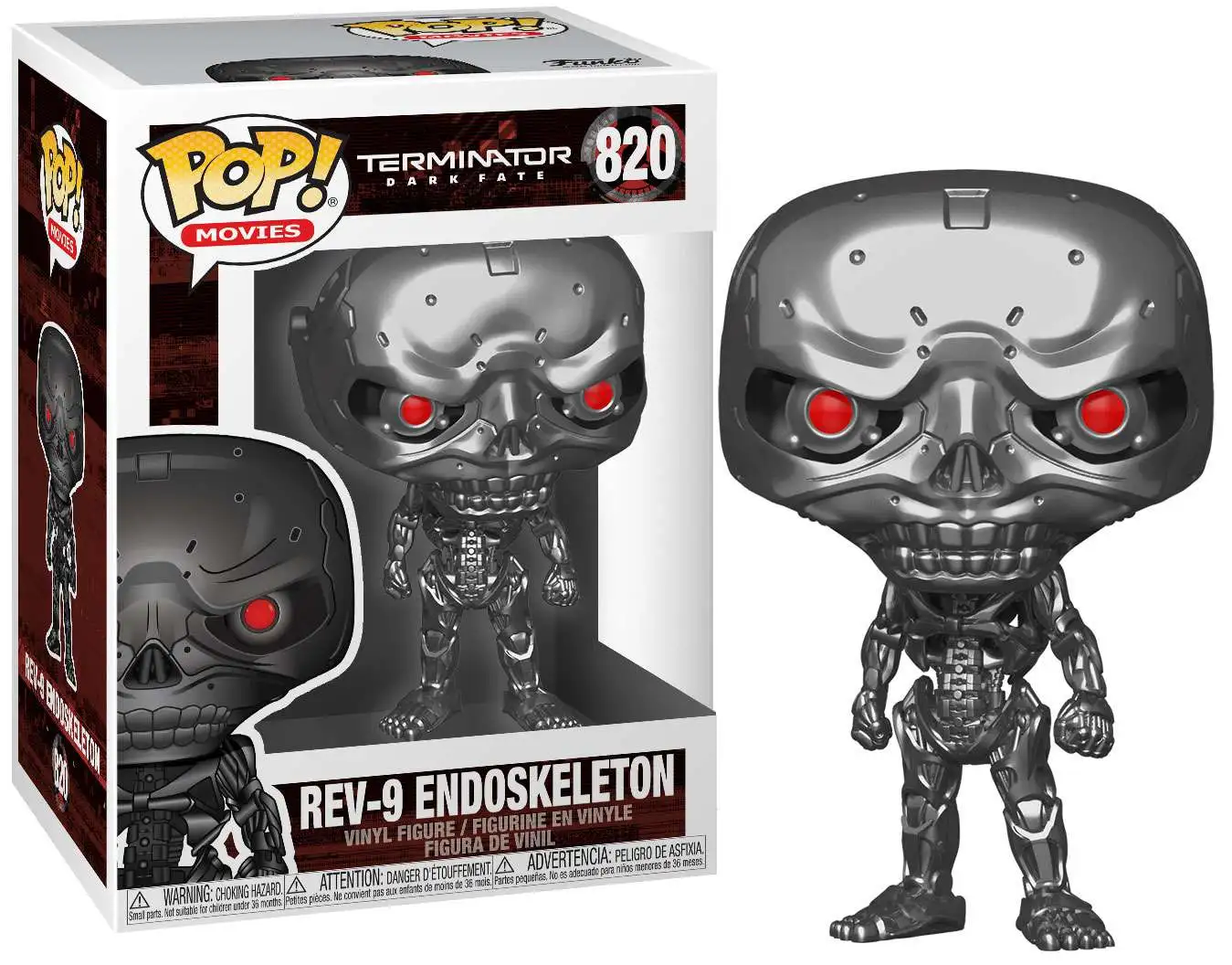 Terminator Bobble Head Display Model Kids Gift Skull Endoskeleton Figure New 