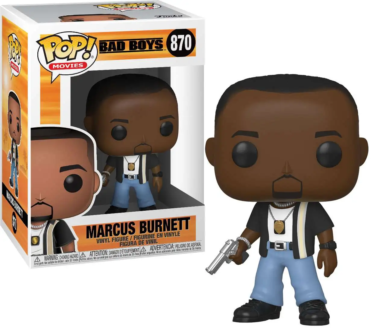 Funko Bad Boys POP! Movies Detective Sergeant Marcus Burnett Vinyl Figure #870 [Damaged Package]