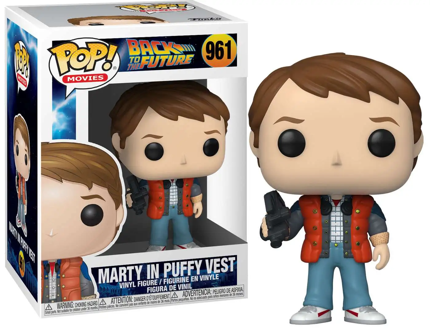 Funko Back to the Future POP! Movies Marty in Puffy Vest Vinyl Figure #961 [Damaged Package]