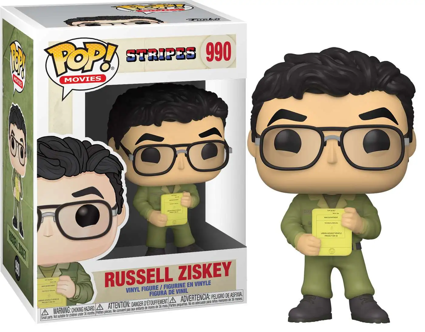 Funko Stripes POP! Movies Russell Ziskey Vinyl Figure #990 [Damaged Package]