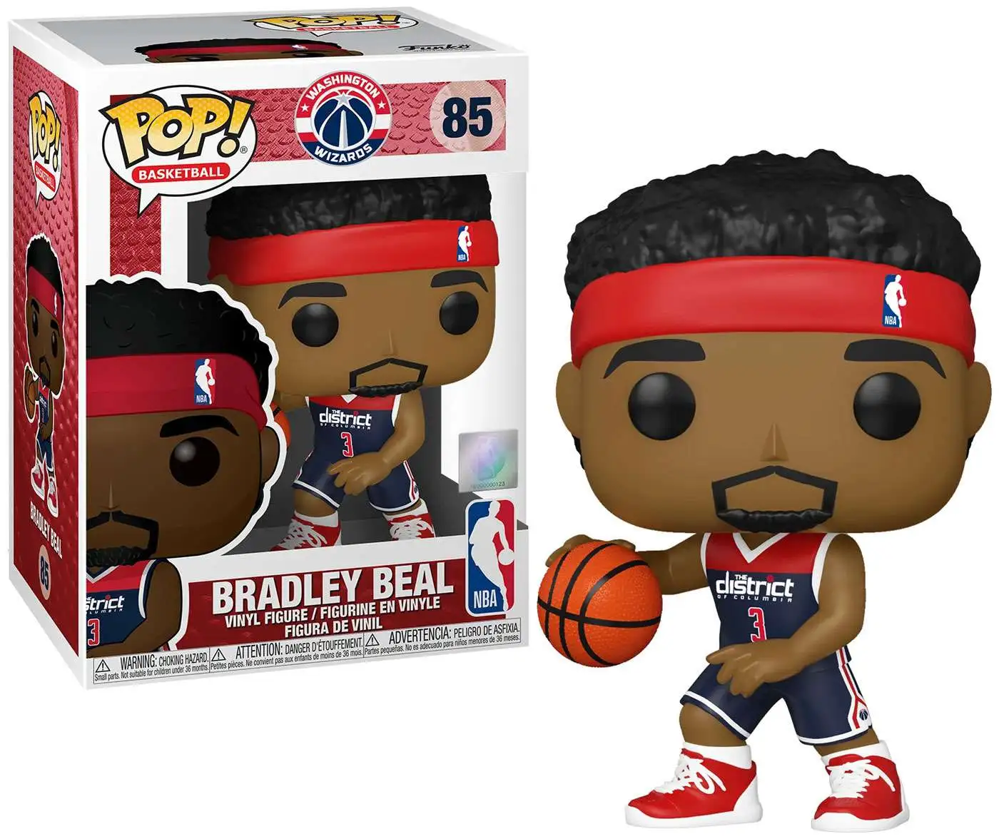 Funko NBA Washington Wizards POP! Basketball Bradley Beal Vinyl Figure #85 [Alternative Uniform, Damaged Package]