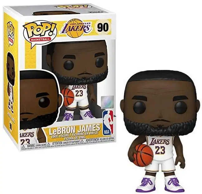 Funko NBA Los Angeles Lakers POP Basketball LeBron James Vinyl Figure ...