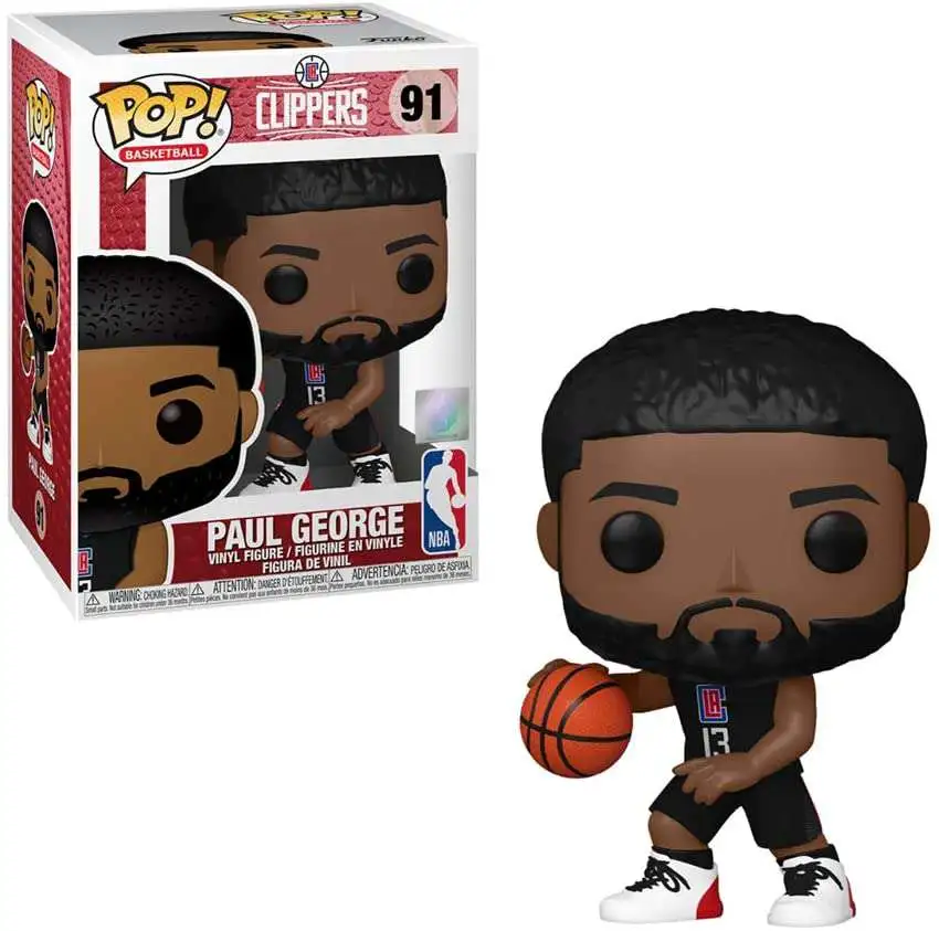 Funko NBA LA Clippers POP! Basketball Paul George Vinyl Figure #91 [Alternative Uniform, Damaged Package]