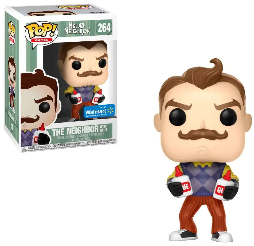 Funko Hello Neighbor POP! Games The Neighbor with Glue Exclusive Vinyl Figure #264 [Damaged Package]