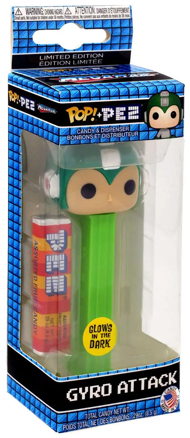New Funko Pop Pez MAGNET MISSILE and GYRO ATTACK - MEGA MAN Mint in Boxes 