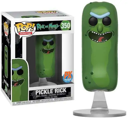 No arms Funko Animation Rick and Morty Pickle Rick PX Previews Exclusive #350 
