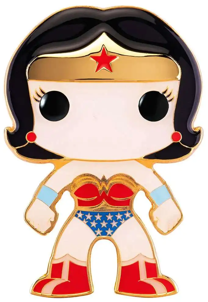 DC Funko Pop Pin Wonder Woman Enamel Pin Figure 