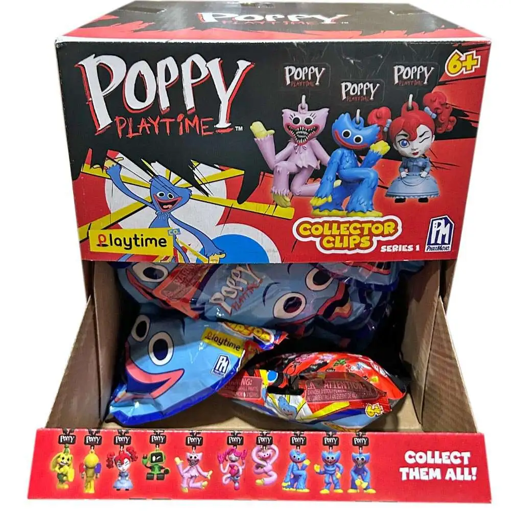 Poppy Playtime Official Collectable Figure 4-Pack Brand New Huggy Wuggy  Phatmojo