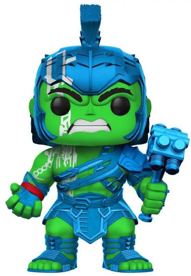 Funko Thor: Ragnarok POP! Marvel Hulk Exclusive Vinyl Bobble Head #241  [Neon Green / Metalic Blue]