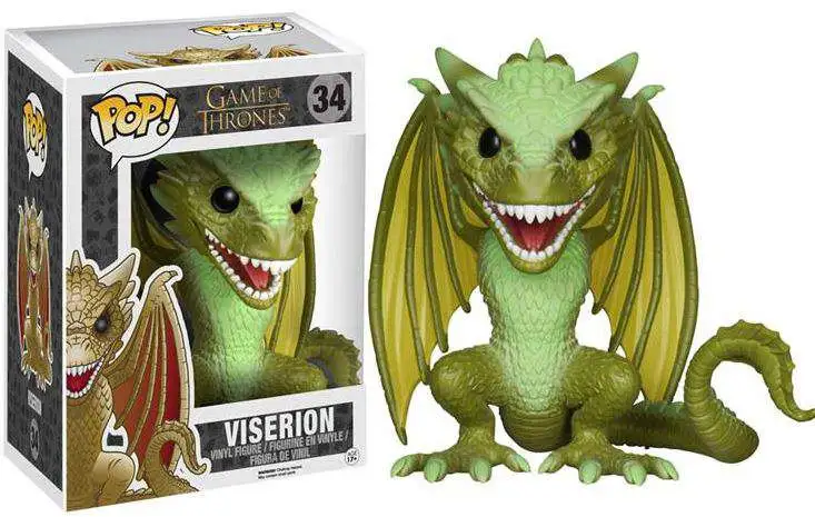 Funko Game of Thrones POP Rhaegal Viserion 6 Vinyl Figure 34 Super ...