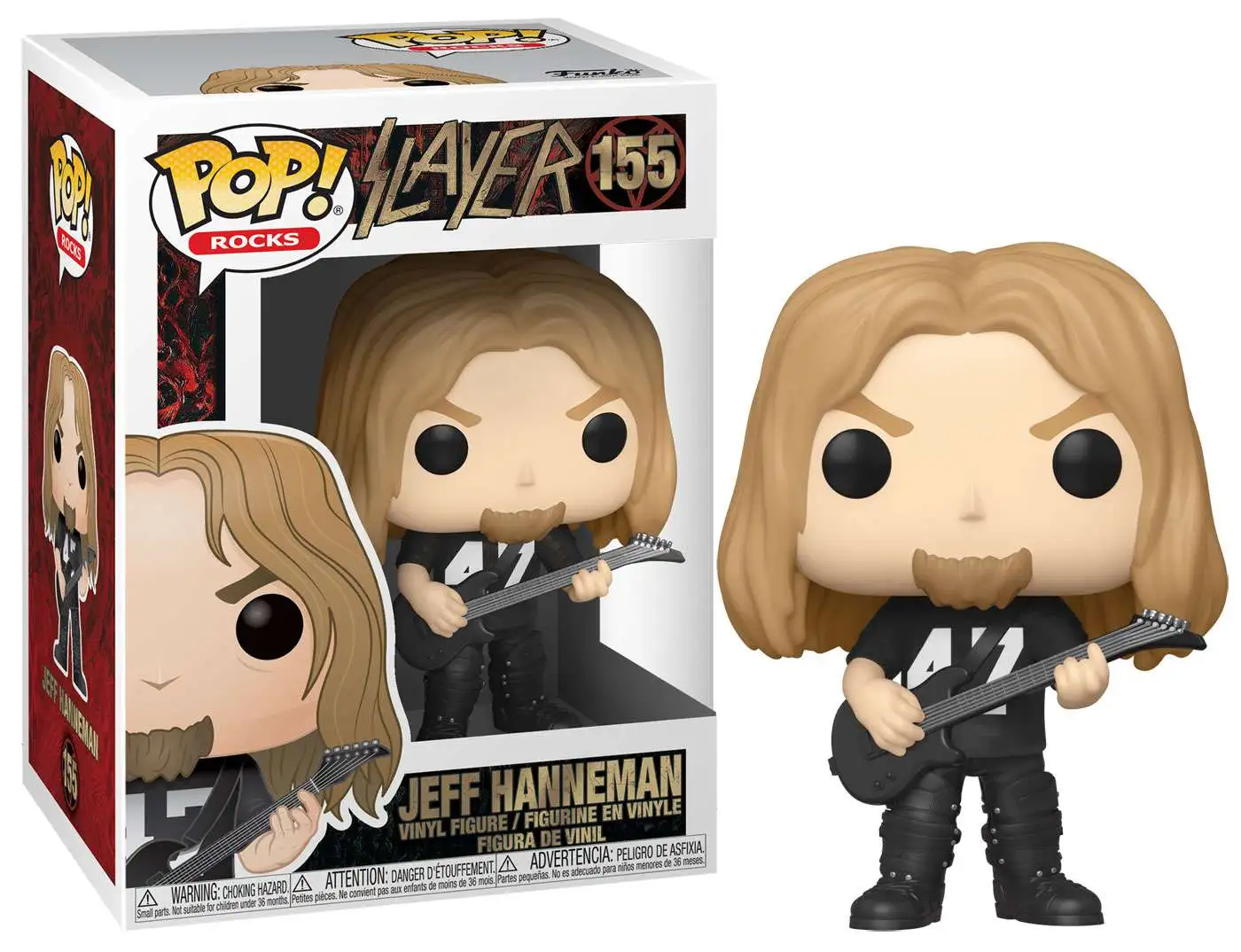 Funko Slayer POP Rocks Jeff Hanneman Vinyl Figure 155 - ToyWiz