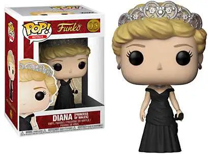 Funko Pop! Royals Diana, Princess of Wales Vinyl Figure #03 [Black Dress, Regular Version]