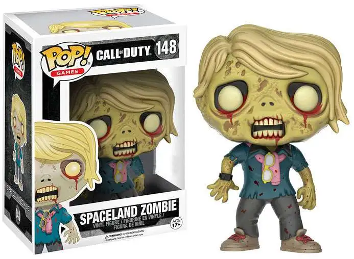 Funko Call of Duty POP Games Spaceland Zombie Exclusive Vinyl Figure 148  Damaged Package - ToyWiz