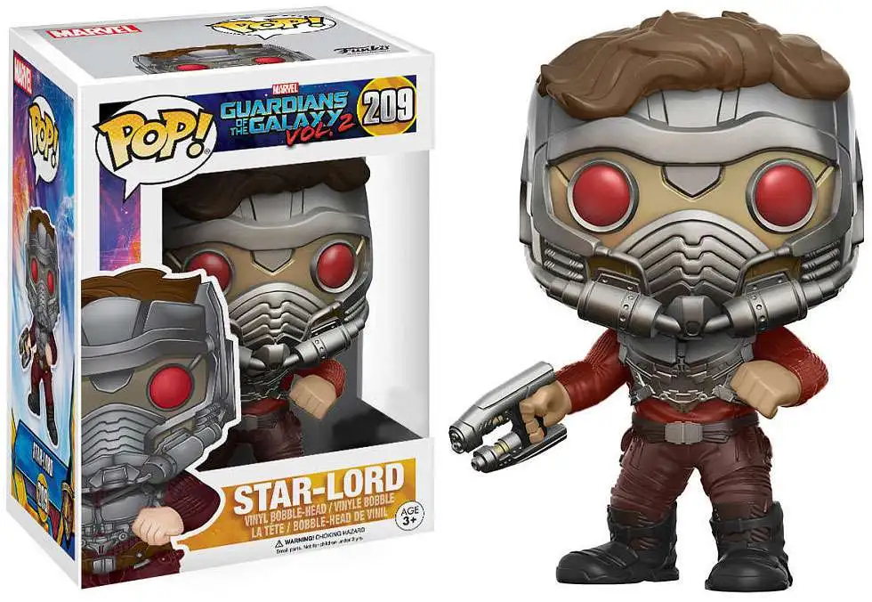Funko Marvel Guardians of the Galaxy POP Marvel Star-Lord Exclusive Vinyl  Bobble Head 395 Classic Comic Version - ToyWiz