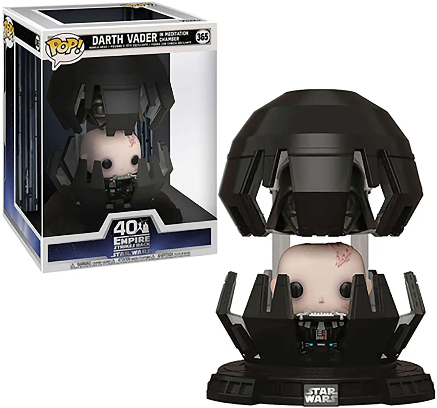 Funko POP! Star Wars Darth Vader in Meditation Chamber Deluxe Vinyl Figure #365 [Damaged Package]