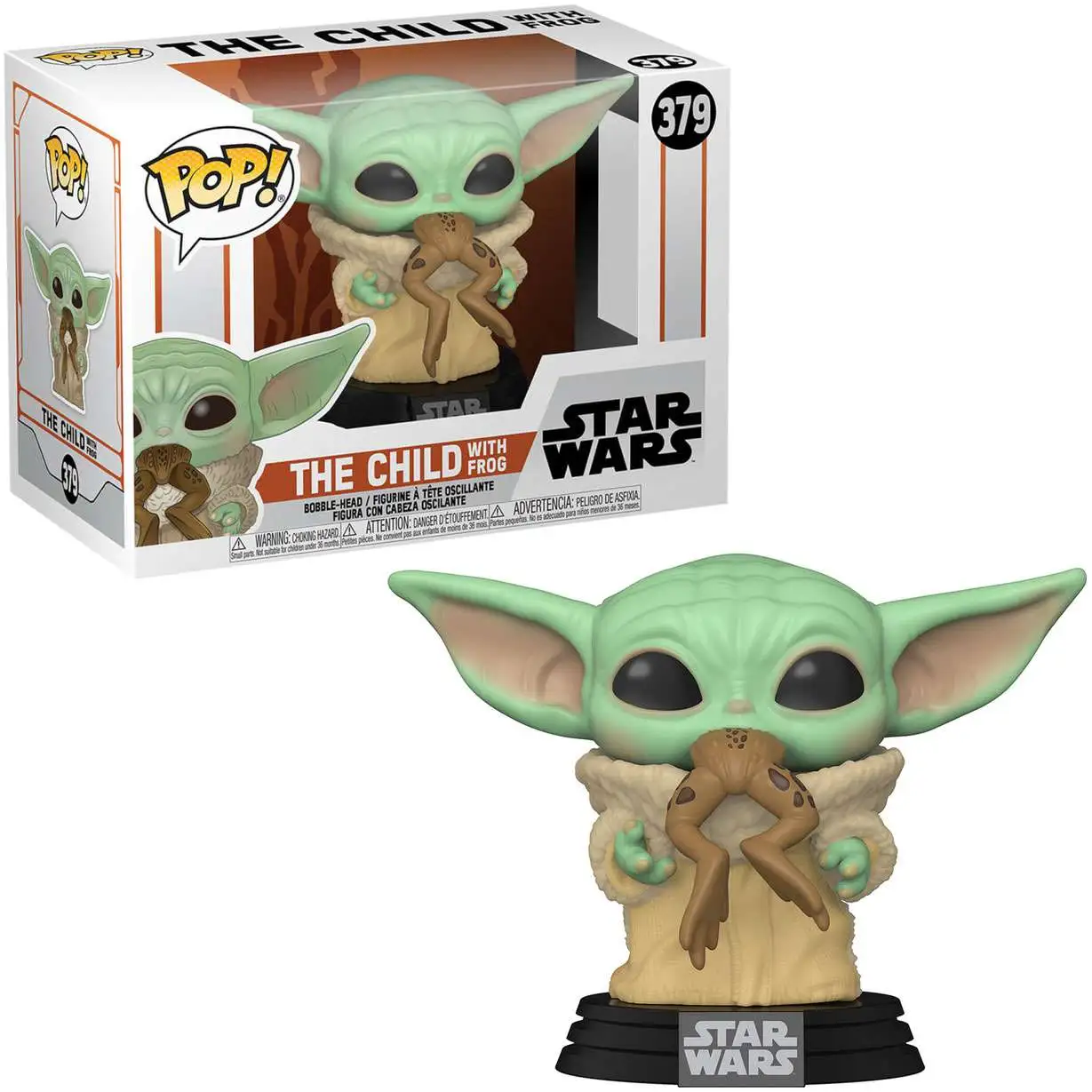 Figurine Bébé Yoda ( The Child ) With Frog / Star Wars The